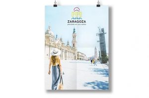 Logotipo y propuesta creativa para Zaragoza Turismo backtothesocial